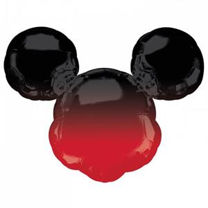 Balão Mickey Forever Degradê Super Shape Foil, 68 cm